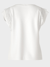 Marc-Cain-Collections-Sleeveless-White-T-Shirt-With-Lace-Border WC 48.44 J14 COL 100 izzi-of-baslow