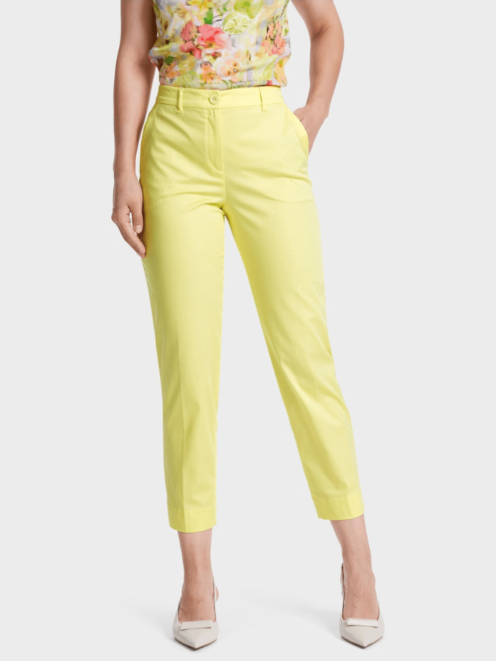 Marc Cain Collections Trousers Marc Cain Collections Trousers In Pale Lemon WC 81.31 W45 COL 420 izzi-of-baslow
