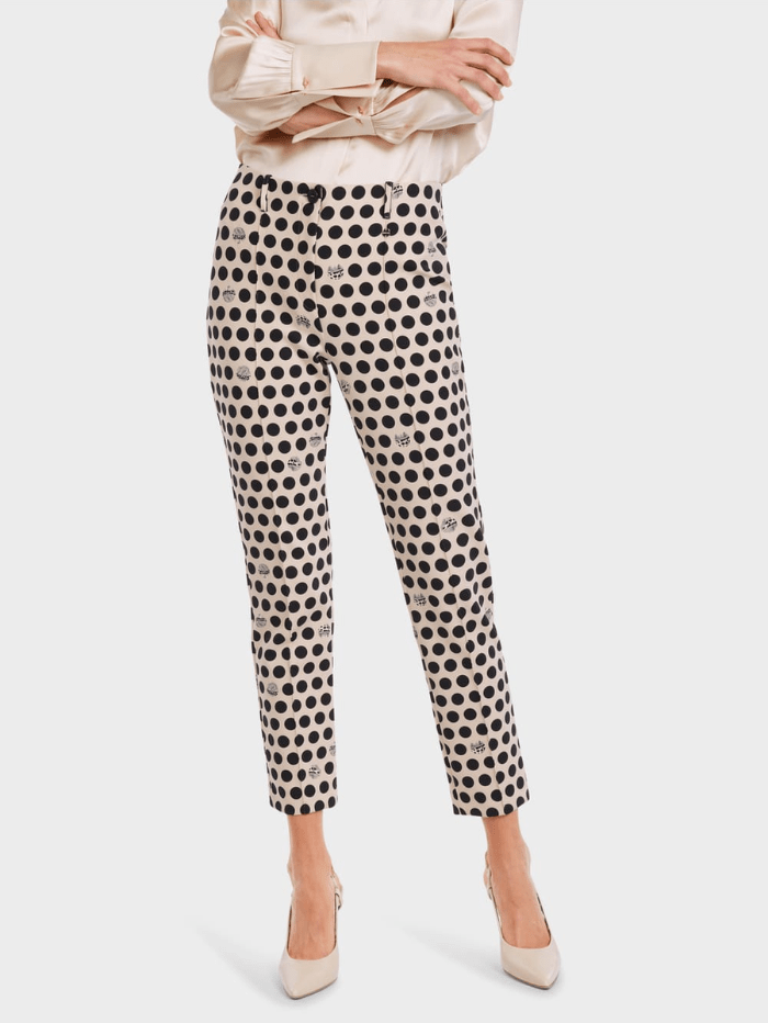 Marc-Cain-Collections-Polka-Dot-Pencil-Trousers VC 81.11 J39 COL 900 VC 81.11 J39 COL 900 izzi-of-baslow