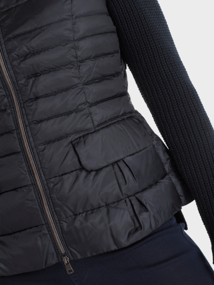 Marc-Cain-Essentials-Quilted-Gilet-With-Down-Midnight-Blue-+E 37.15 W11 395 izzi-of-baslow