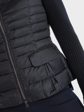 Marc Cain Essentials Coats and Jackets Marc Cain Essentials Quilted Gilet with Down Midnight Blue +E 37.15 W11 395 izzi-of-baslow