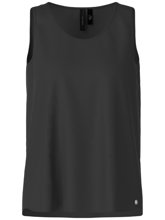 Marc Cain Essentials Women's Loose Fit Sleeveless Top In Midnight Blue +E 61.01 W41 Col 395 main image 1