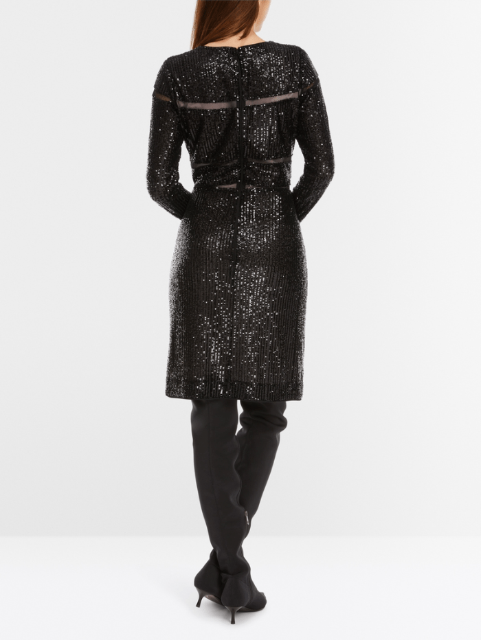Marc Cain S Collections Exquisite Coat Dress Black PC 21.25 W36 900
