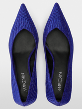 Marc Cain Glam Shoes 36/3 MC1 Marc Cain Shoes Pointed Shoes With Glittering Crystals In Violet Blue YG SD.01 L02 COL 757 izzi-of-baslow