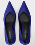 Marc Cain Glam Shoes 36/3 MC1 Marc Cain Shoes Pointed Shoes With Glittering Crystals In Violet Blue YG SD.01 L02 COL 757 izzi-of-baslow
