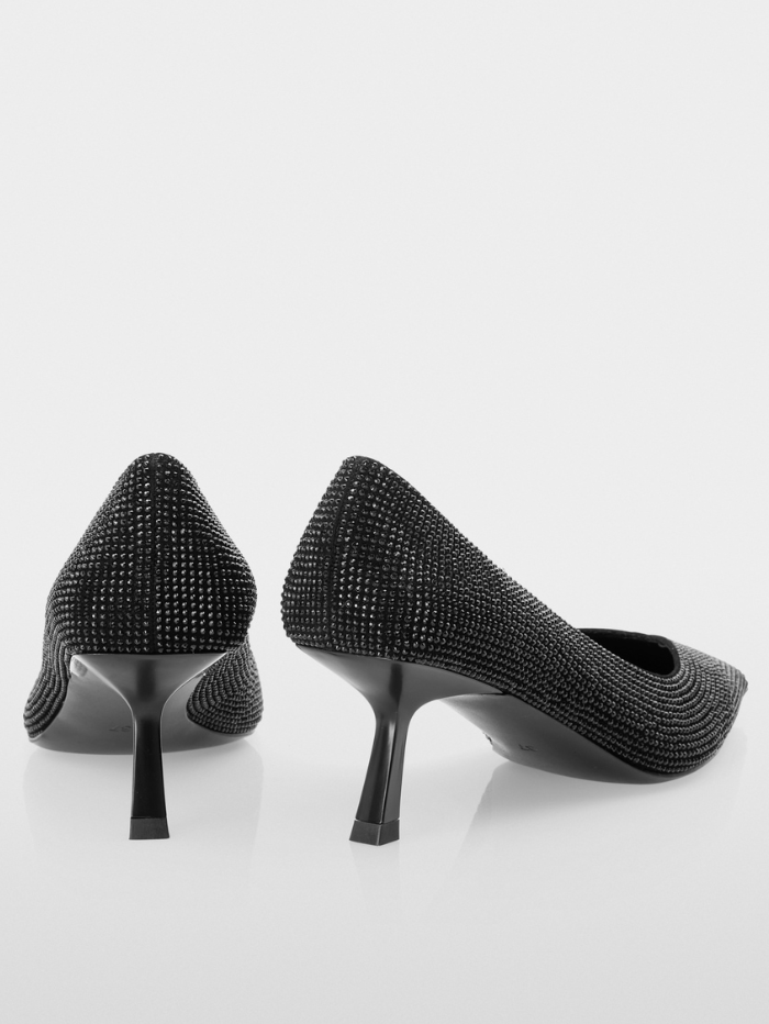Marc Cain Glam Shoes Marc Cain Pointed Shoes With Glittering Crystals In Black YG SD.01 L02 COL 900 izzi-of-baslow