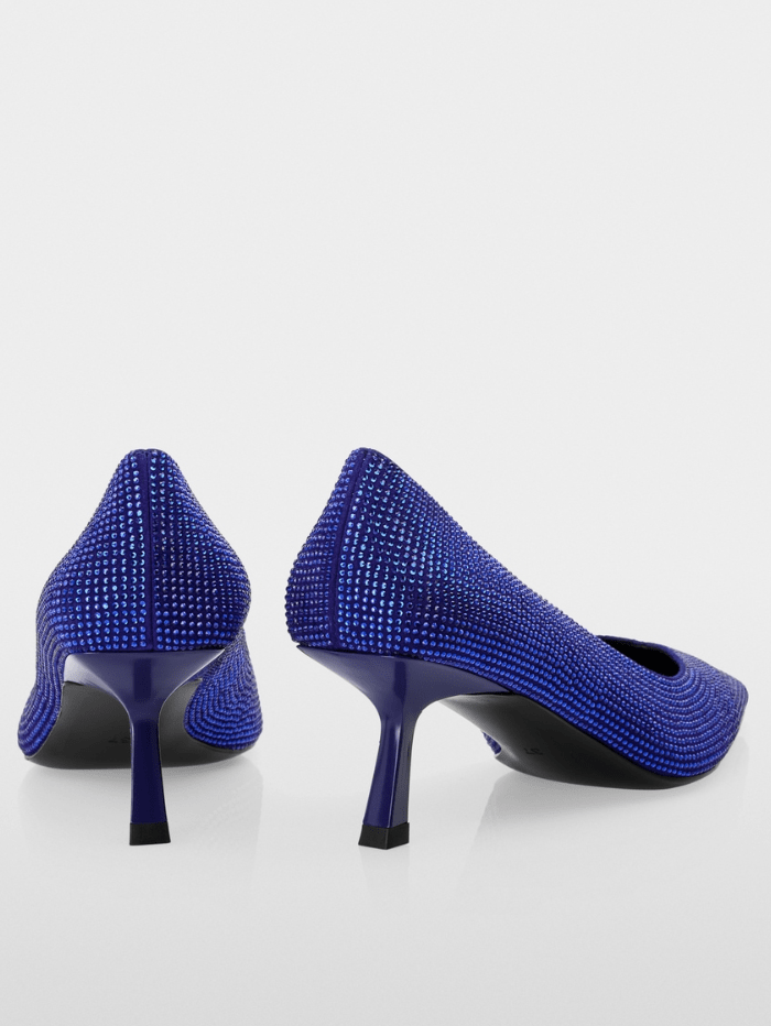 Marc Cain Glam Shoes Marc Cain Shoes Pointed Shoes With Glittering Crystals In Violet Blue YG SD.01 L02 COL 757 izzi-of-baslow