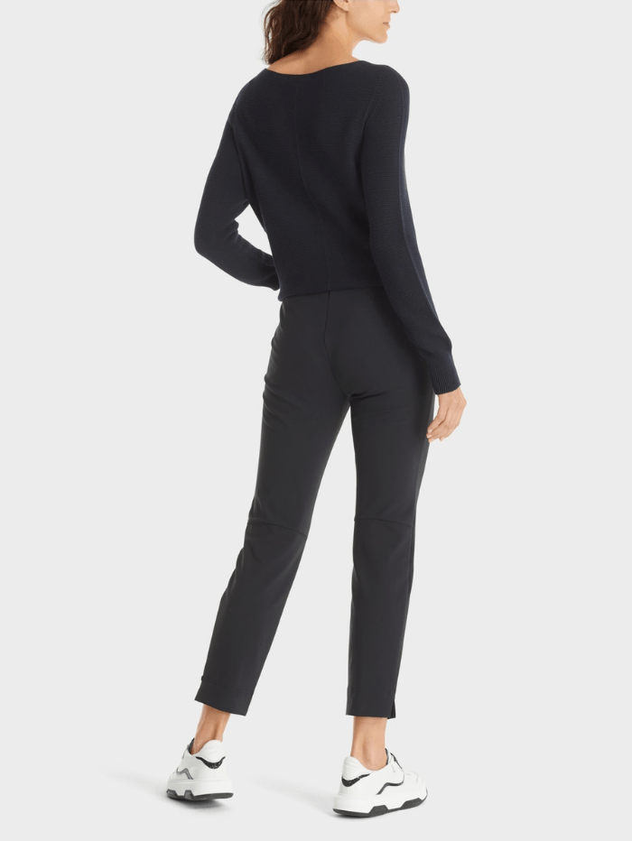 Marc Cain Pants Trousers Marc Cain Navy SOFIA Pencil Trousers WP 81.05 W62 COL 394 izzi-of-baslow