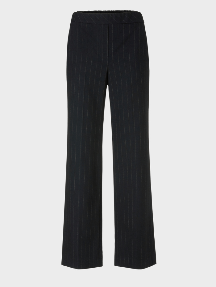 Marc-Cain-Washington-Black-Wide-Pinstripe-Trousers-VP 81.15 W66 COL 900 izzi-of-baslow