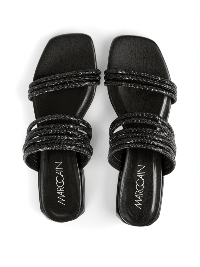 Marc-Cain-Black-Sparkly-Sandals UB SG.08 Z07 COL 900 izzi-of-baslow