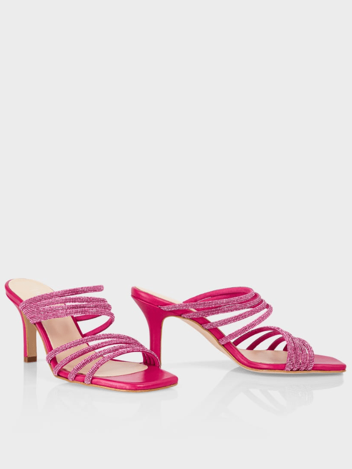 Marc-Cain-Fuchsia-Mules-With-Glitter-Straps WB SG.08 Z08 COL 267 izzi-of-baslow