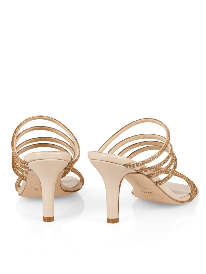 Sparkly kitten heel best sale sandals