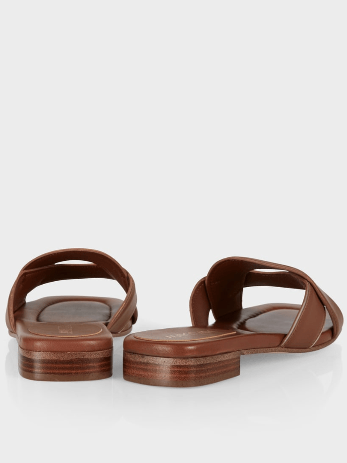 Marc Cain Shoes Marc Cain Mules With Braided Straps In Bright Ochre WB SG.13 L21 COL 447 izzi-of-baslow