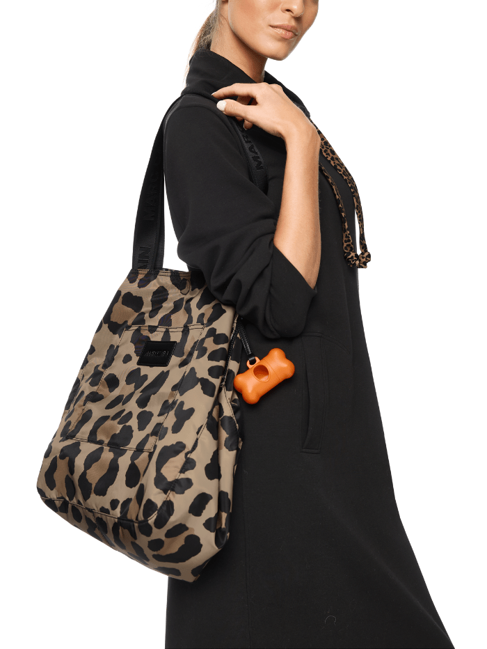 Marc Cain Sports Bags One Size Marc Cain Sports Women's Reversible Shopper Bag With Leopard Print ZS T6.03 Z34 Col 624 izzi-of-baslow