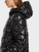 Marc-Cain-Black-Quilted-Coat-With-Hood-VS 11.06 W43 COL 900 izzi-of-baslow
