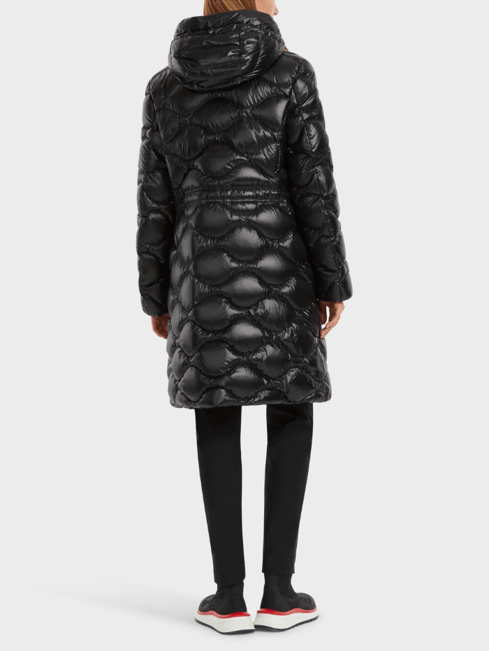 Marc-Cain-Black-Quilted-Coat-With-Hood-VS 11.06 W43 COL 900 izzi-of-baslow