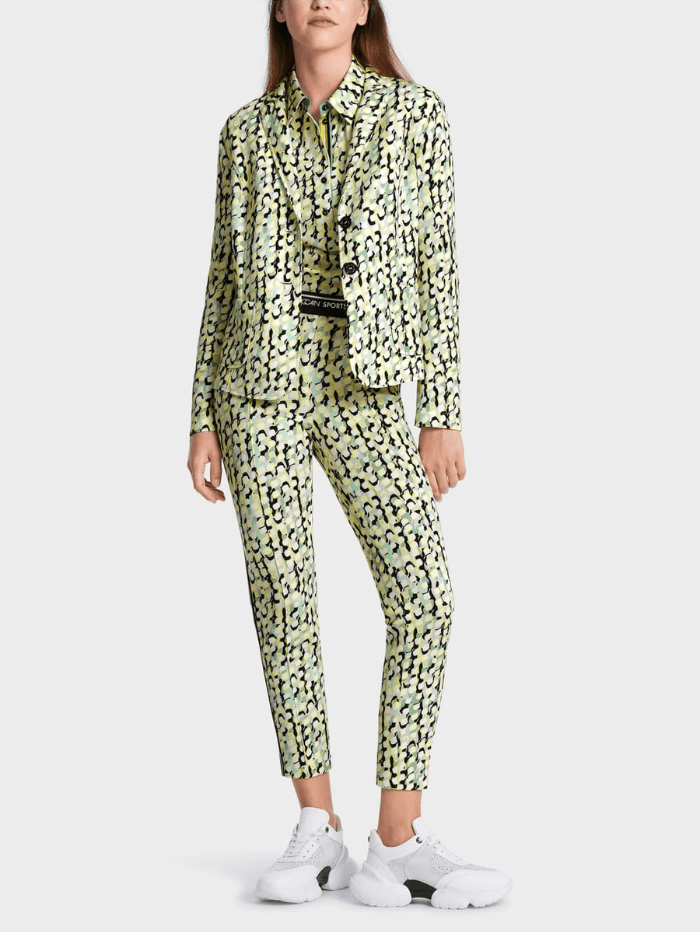 Marc Cain Sports Coats and Jackets Marc Cain Sports Blazer With Graphic Print WS 34.08 J19 Col 509 izzi-of-baslow