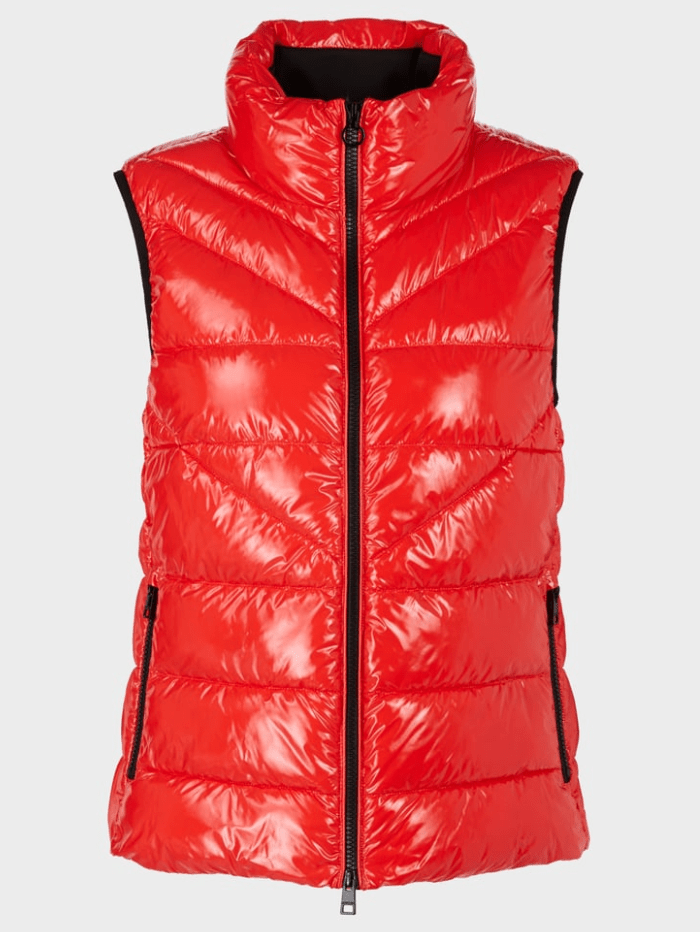Marc-Cain-Sports-Quilted-Gilet-With-Thinsulate-In-Campari VS 37.01 W36 Col 278 izzi-of-baslow