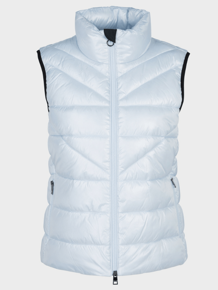 Marc Cain Sports Gilet Soft Powder Blue VS 37.01 W30 COL 304 izzi-of-baslow