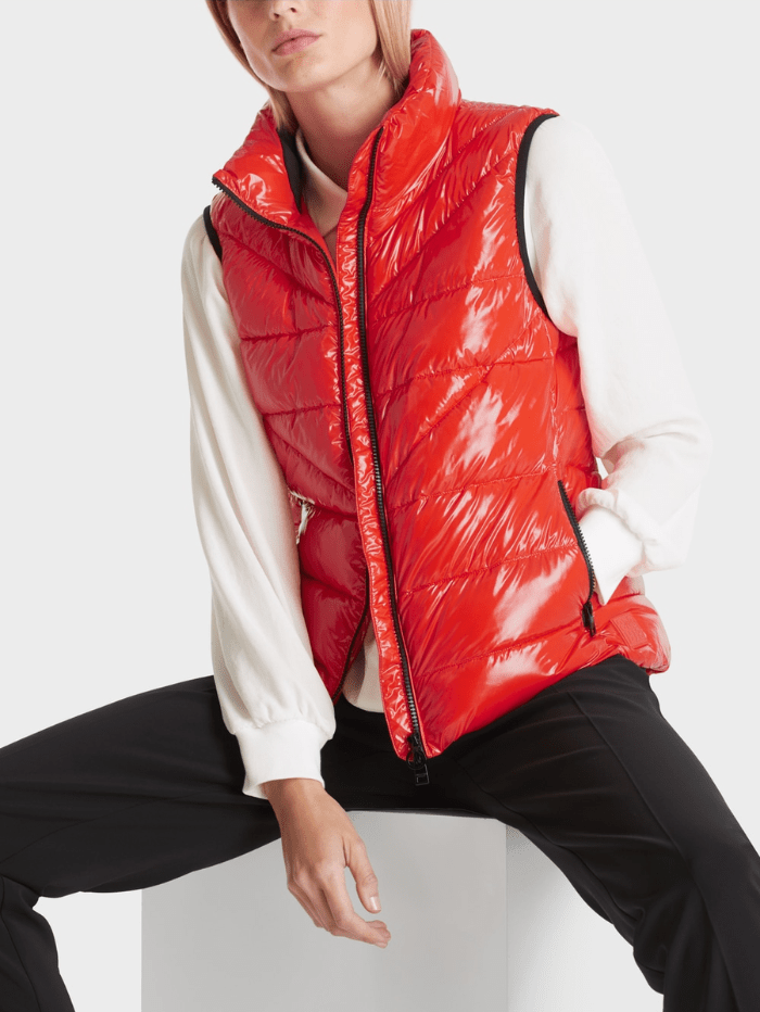 Marc-Cain-Sports-Quilted-Gilet-With-Thinsulate-In-Campari VS 37.01 W36 Col 278 izzi-of-baslow