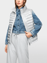 Marc Cain Sports Coats and Jackets Marc Cain Sports Rethink Together Quilted Gilet In Silver ZS 37.01 W11 Col 803 izzi-of-baslow