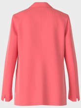 Marc-Cain-Sports-Creased-Look-Blazer-In-Light-Neon-Red-WS 34.12 W03 COL 238 izzi-of-baslow