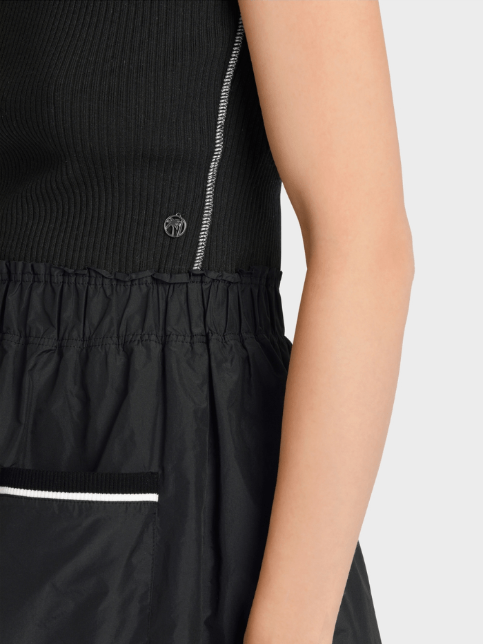 Marc-Cain-Sports-Black-Knee-Length-Dress-WS 21.28 M26-COL-900-izzi-of-baslow