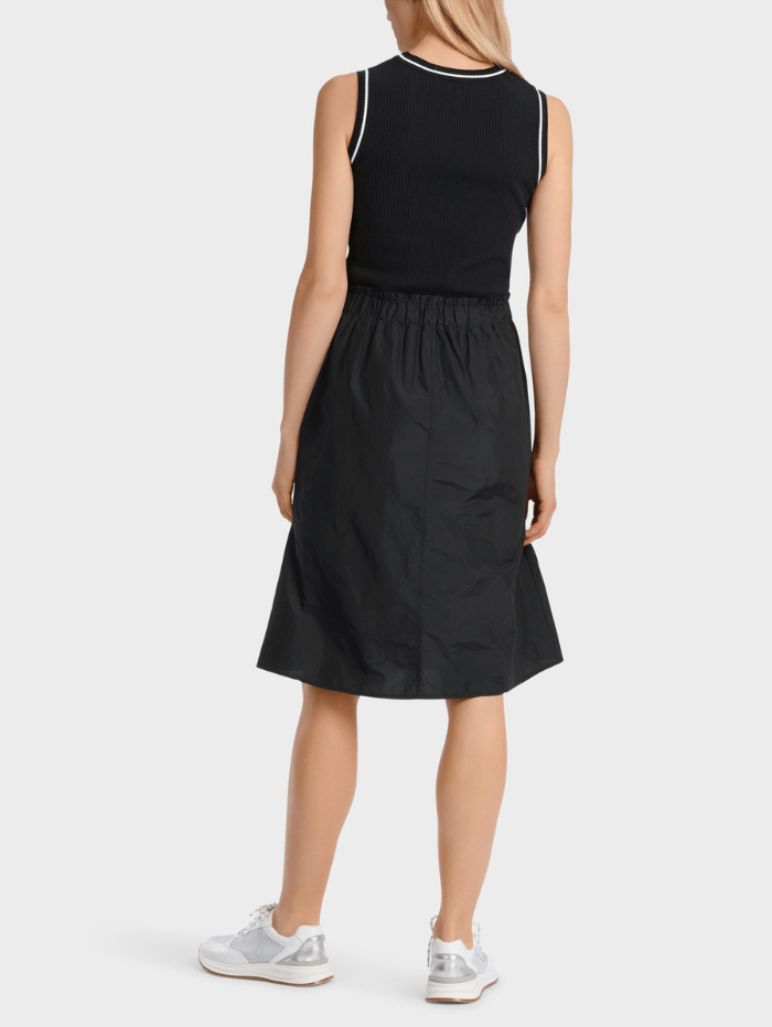 Marc-Cain-Sports-Black-Knee-Length-Dress-WS 21.28 M26-COL-900-izzi-of-baslow