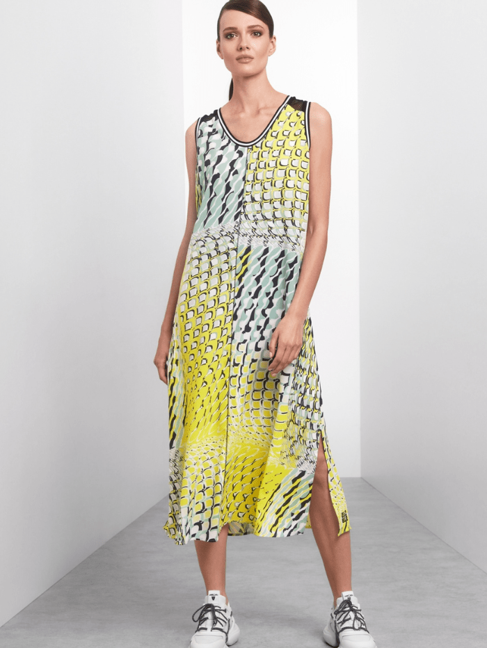 Marc-Cain-Sports-Long-Sleeveless-A-Line-Dress-In-Soft-Sage WS 21.16 W30 Col 509 izzi-of-baslow