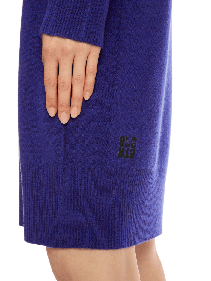 Marc Cain Sports Dresses Marc Cain Sports Rethink Together Knit Dress In Bright Violet XS 21.24 M63 Col 750 izzi-of-baslow