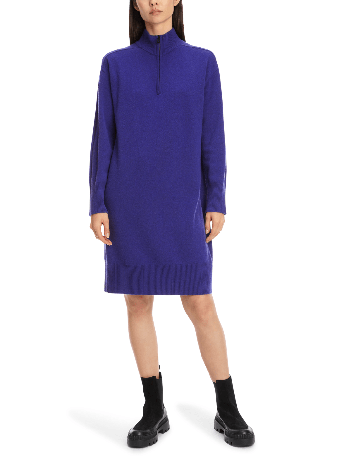 Marc Cain Sports Dresses Marc Cain Sports Rethink Together Knit Dress In Bright Violet XS 21.24 M63 Col 750 izzi-of-baslow