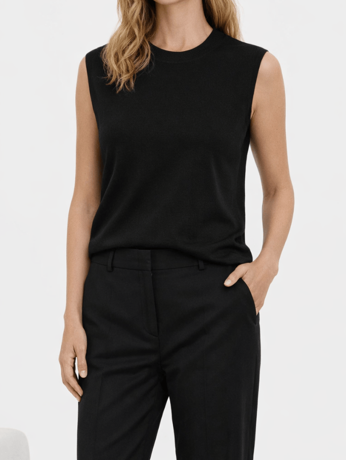 Marc Cain Sports Knitwear Marc Cain Sports Black Slipover Jumper VS 61.01 M80 COL 900 izzi-of-baslow