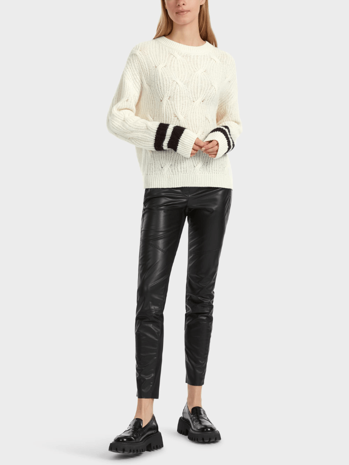 Marc Cain Sports Off White Jumper VS 41.10 M08 COL 110 izzi-of-baslow