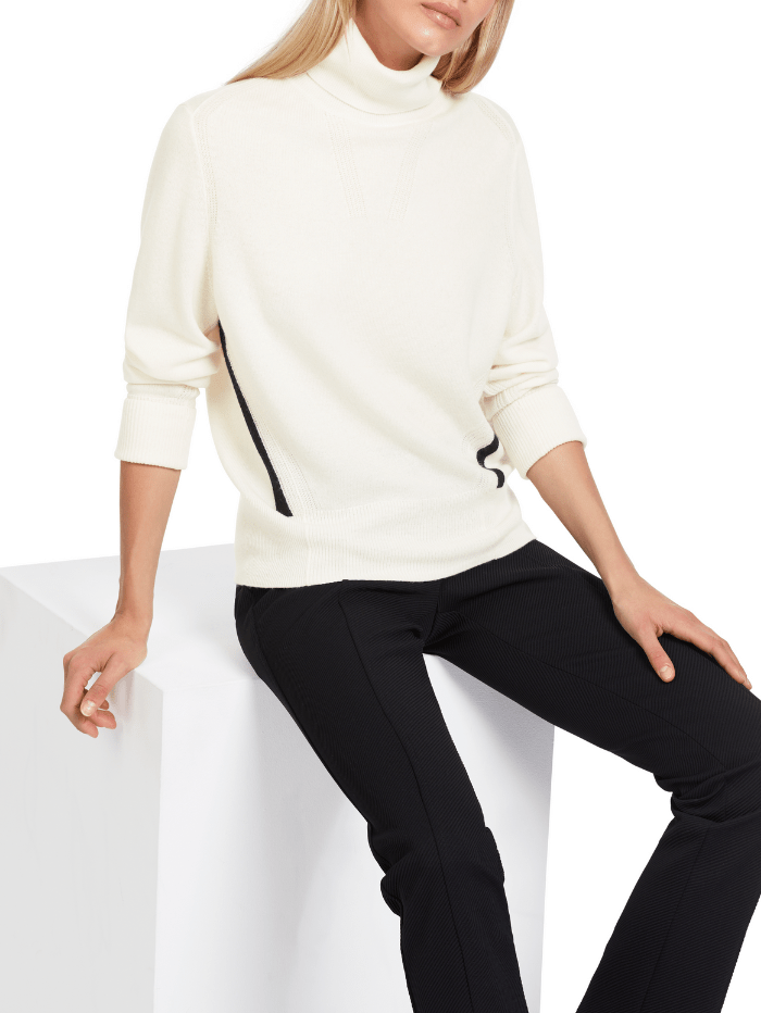 Marc Cain Sports Knitwear Marc Cain Sports Off White Knitted Jumper VS 41.29 M63 COL 110 izzi-of-baslow