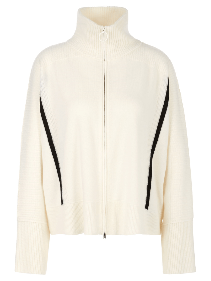 Marc-Cain-Sports-Off-White-Zip-Cardigan-VS 39.25 M63 COL 110 izzi-of-baslow