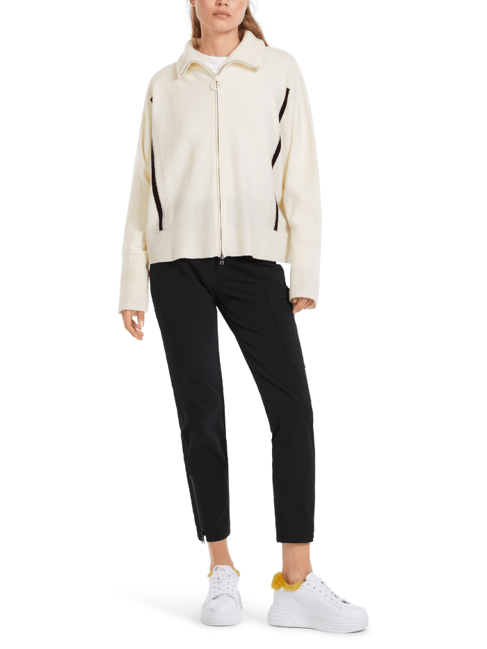 Marc-Cain-Sports-Off-White-Zip-Cardigan-VS 39.25 M63 COL 110 izzi-of-baslow