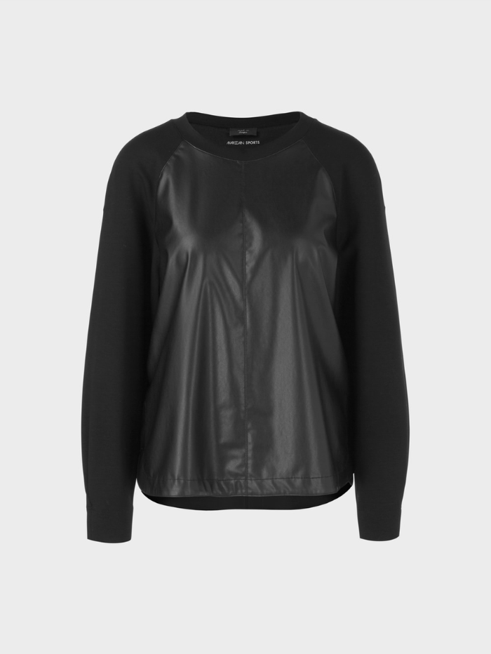 Marc-Cain-Sports-Raglan-Sweatshirt-With-Fun-Leather VS 44.08 J06 COL 900-of-baslow