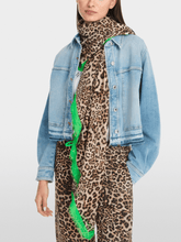 Marc Cain Sports Scarf One Size Marc Cain Sports Lightweight Scarf With Leopard Print YS B1.09 Z13 COL 617 izzi-of-baslow