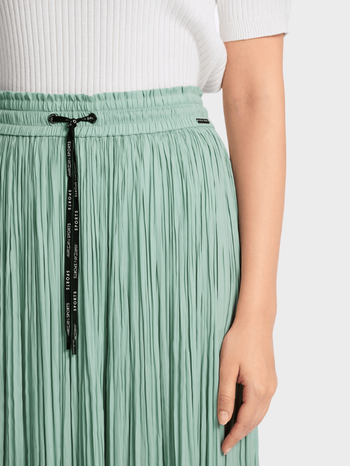 Marc-Cain-Sports-Midi-Length-Pleated-Skirt-In-Soft-Sage WS 71.01 W39 Col 509 izzi-of-baslow