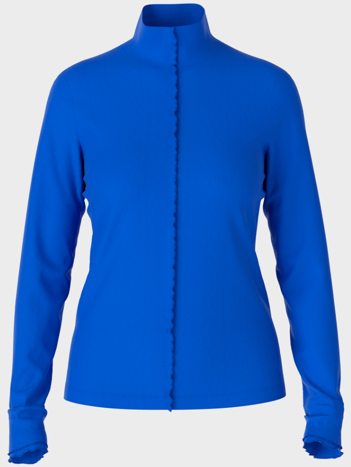 Marc-Cain-Sports-Polo-Neck-Top-In-Bright-Royal-Blue VS 48.27 J18 COL 365 izzi-of-baslow