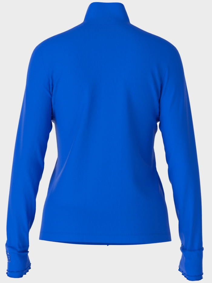 Marc-Cain-Sports-Polo-Neck-Top-In-Bright-Royal-Blue VS 48.27 J18 COL 365 izzi-of-baslow