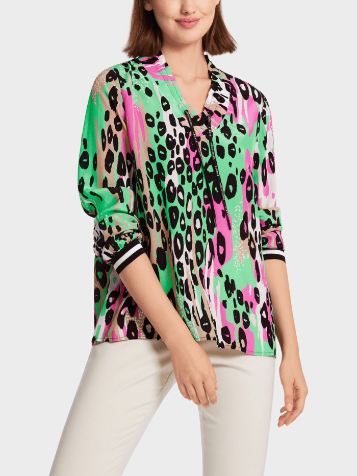 Marc-Cain-Sports-Printed-Viscose-Blouse WS 51.08 W05 COL 543 izzi-of-baslow