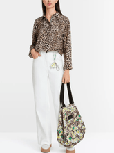 Marc Cain Sports Tops Marc Cain Sports Rethink Together Oversized Blouse In Leopard Print YS 51.08 W16 Col 617 izzi-of-baslow