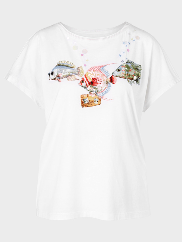 Marc-Cain-Sports-White-T-Shirt-With-Fish-Appliqué WS 48.58 J98 COL 100-of-baslow