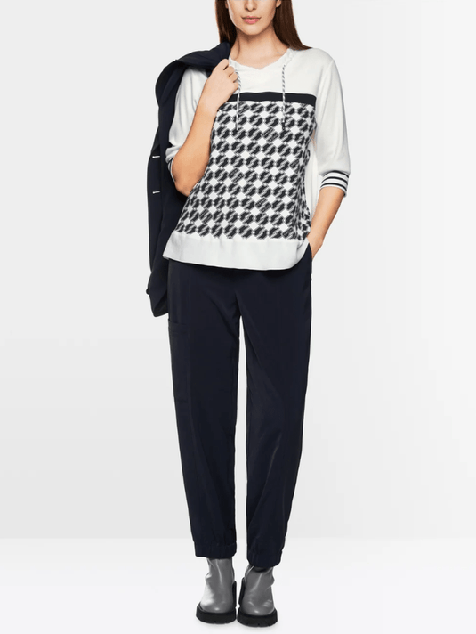 Marc Cain Sports Women's Viscose Blouse With Cube Design Print ZS 51.01 W47 Col 394