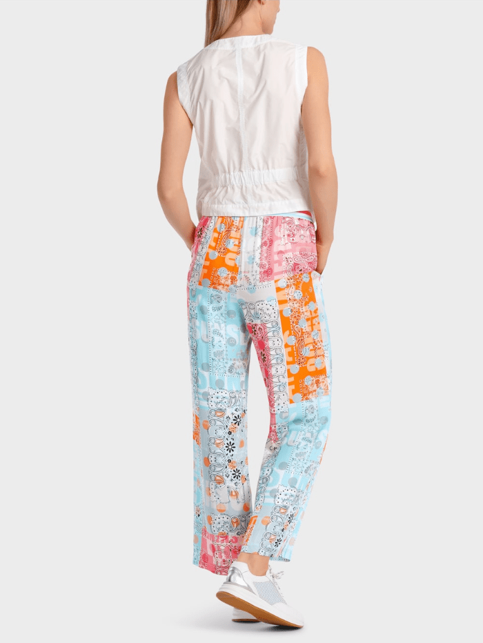 Marc Cain Sports Trousers Marc Cain Sports WELBY Patterned Trousers WS 81.58 W07 COL 238 izzi-of-baslow