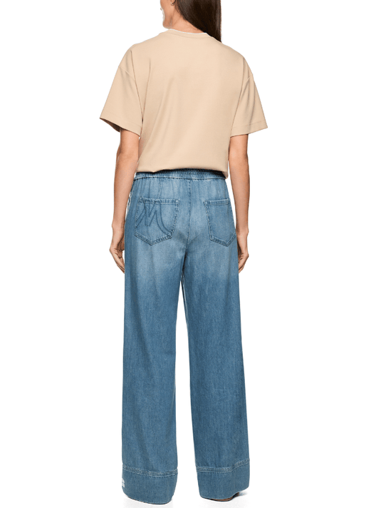 Marc Cain Sports Women's WELKOM Wide Cut Jeans In Blue Denim AS 82.16 D07 Col 353
