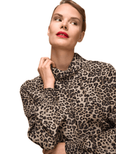 Marc-Cain-Leopard-Print-Funnel-Neck-Blouse 5J 51.02 W02 Col 617 izzi-of-baslow