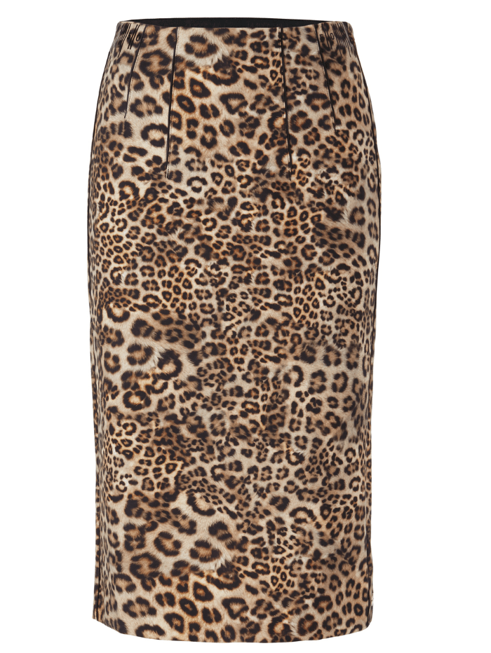 Marc-Cain-Leopard-Print-Midi-Skirt 5J 71.01 J02 Col 617 izzi-of-baslow