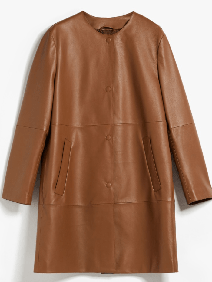 Weekend-By-Max-Mara-Maia-Leather-Duster-Coat 2354760239 Col 001